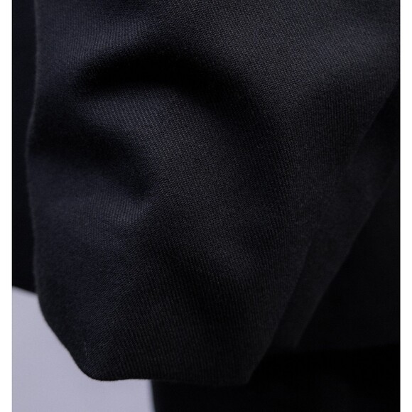 NOVA MEN Dexter Relaxed Jacket Blazer Sz XL (52R) Solid Black Poly Blend NWT - Picture 7 of 14